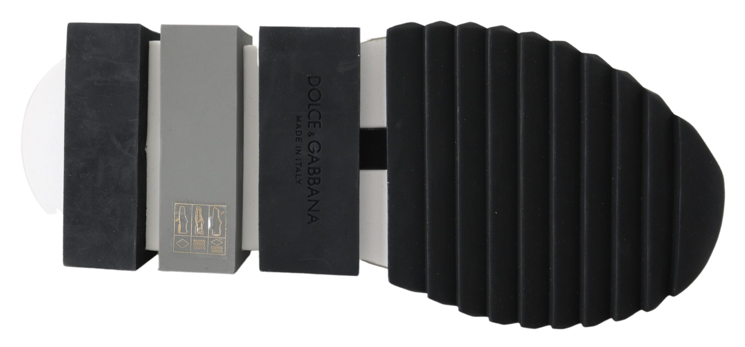 Dolce & Gabbana Weiß Schwarz Slip On Sorrento Sneakers