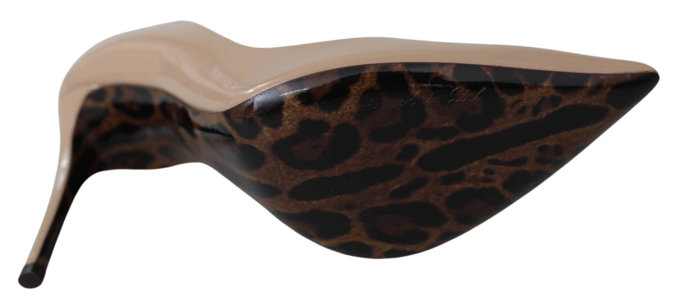 Dolce & Gabbana Beige Lackleder Stilettoabsatz Pumps