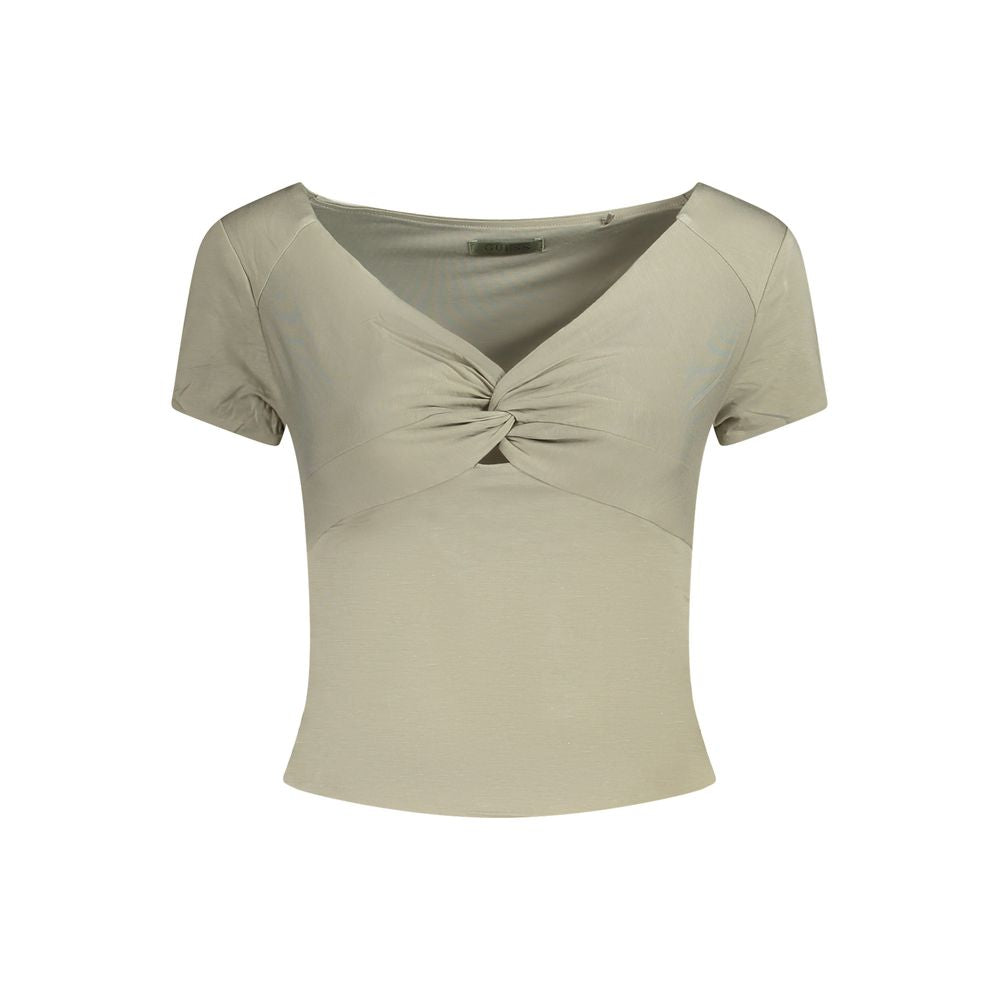 Guess Jeans Grüne Modal-Oberteile & T-Shirt