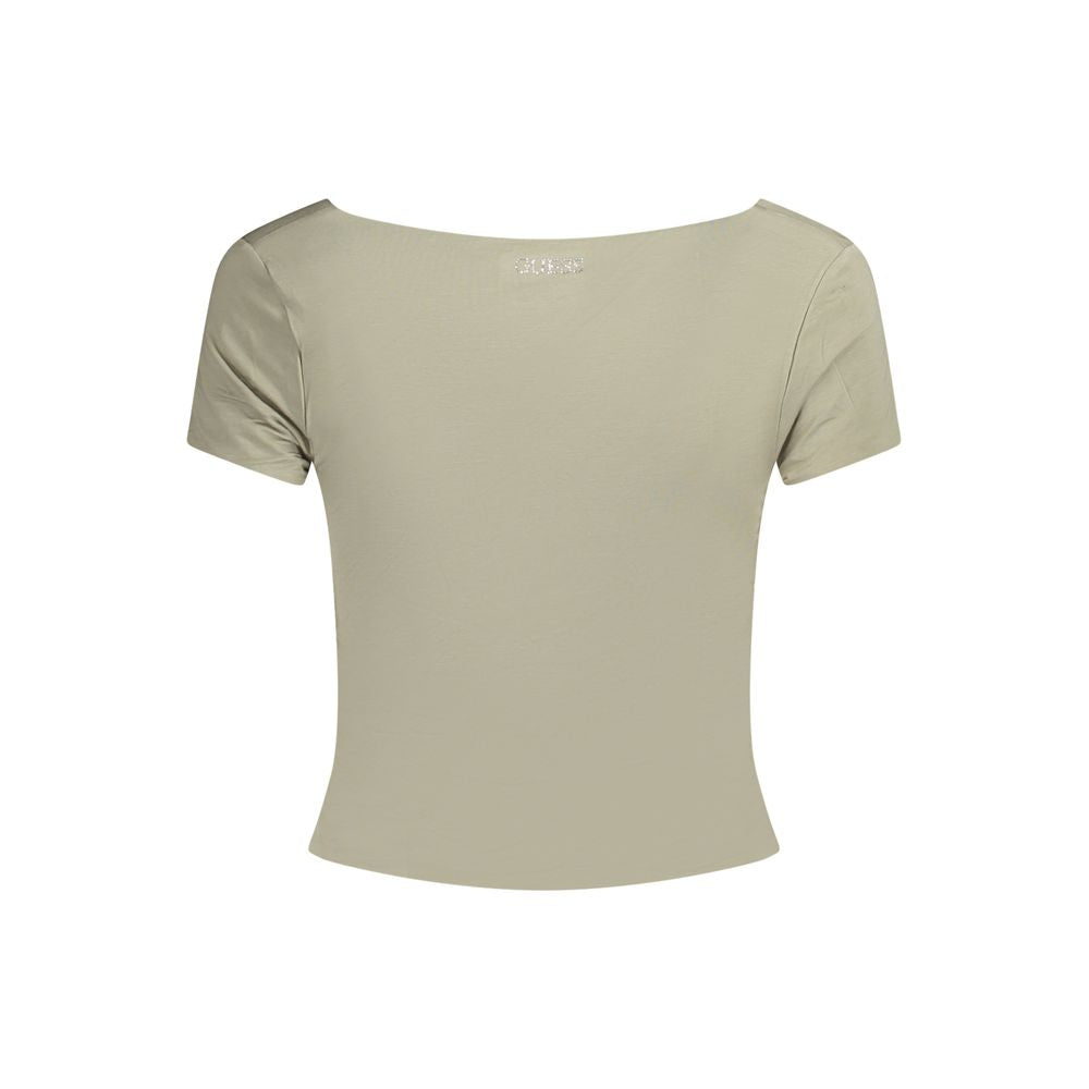 Guess Jeans Grüne Modal-Oberteile & T-Shirt