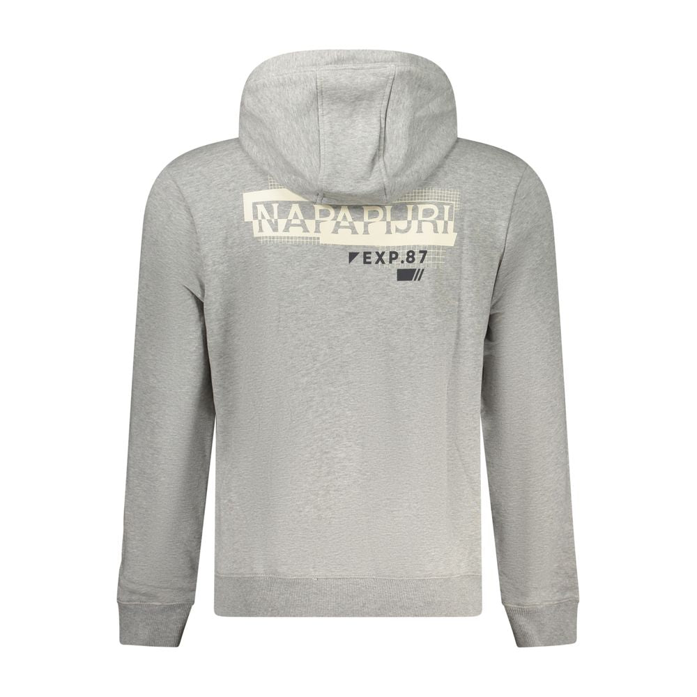Napapijri Graues Baumwoll-Sweatshirt