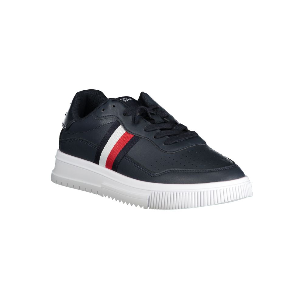 Tommy Hilfiger Blaue Leder Herren Sneaker
