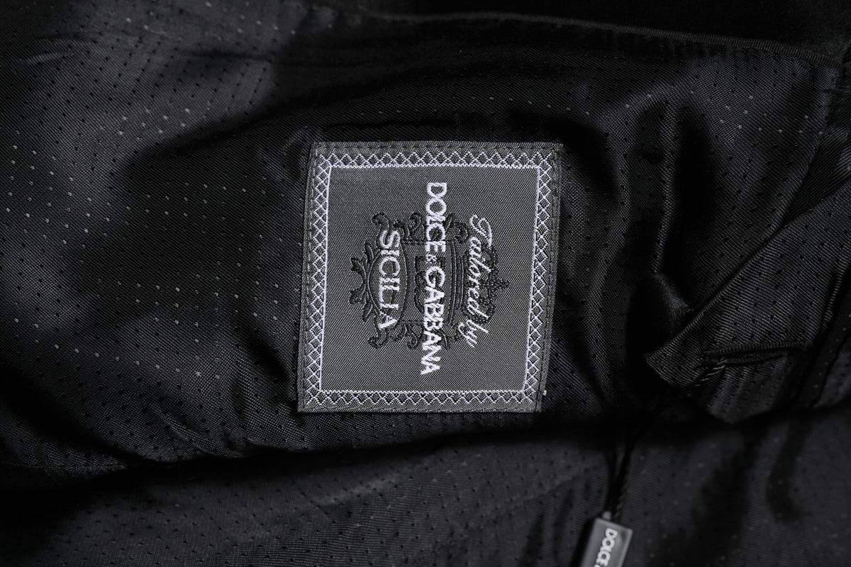 Dolce & Gabbana Rode SICILIA Blazerjasje met Pailletten