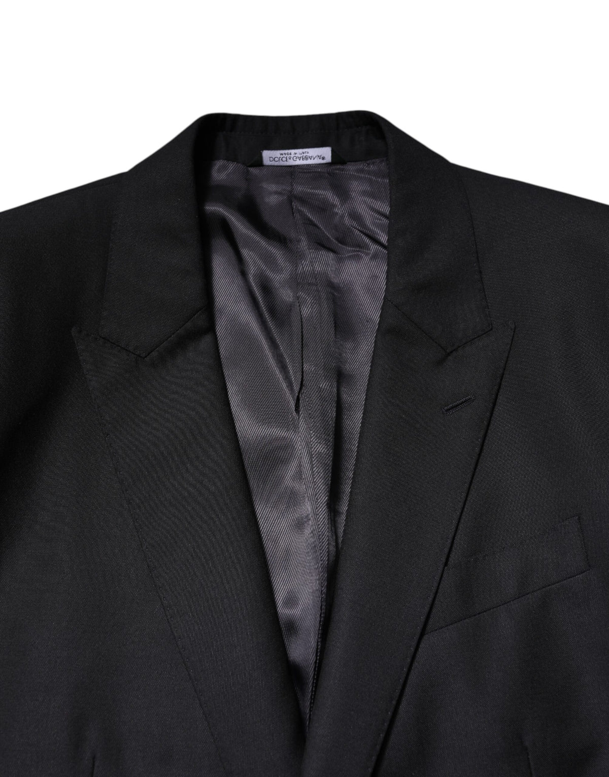 Dolce & Gabbana Donkerblauwe MARTINI Wollen Blazer Jas