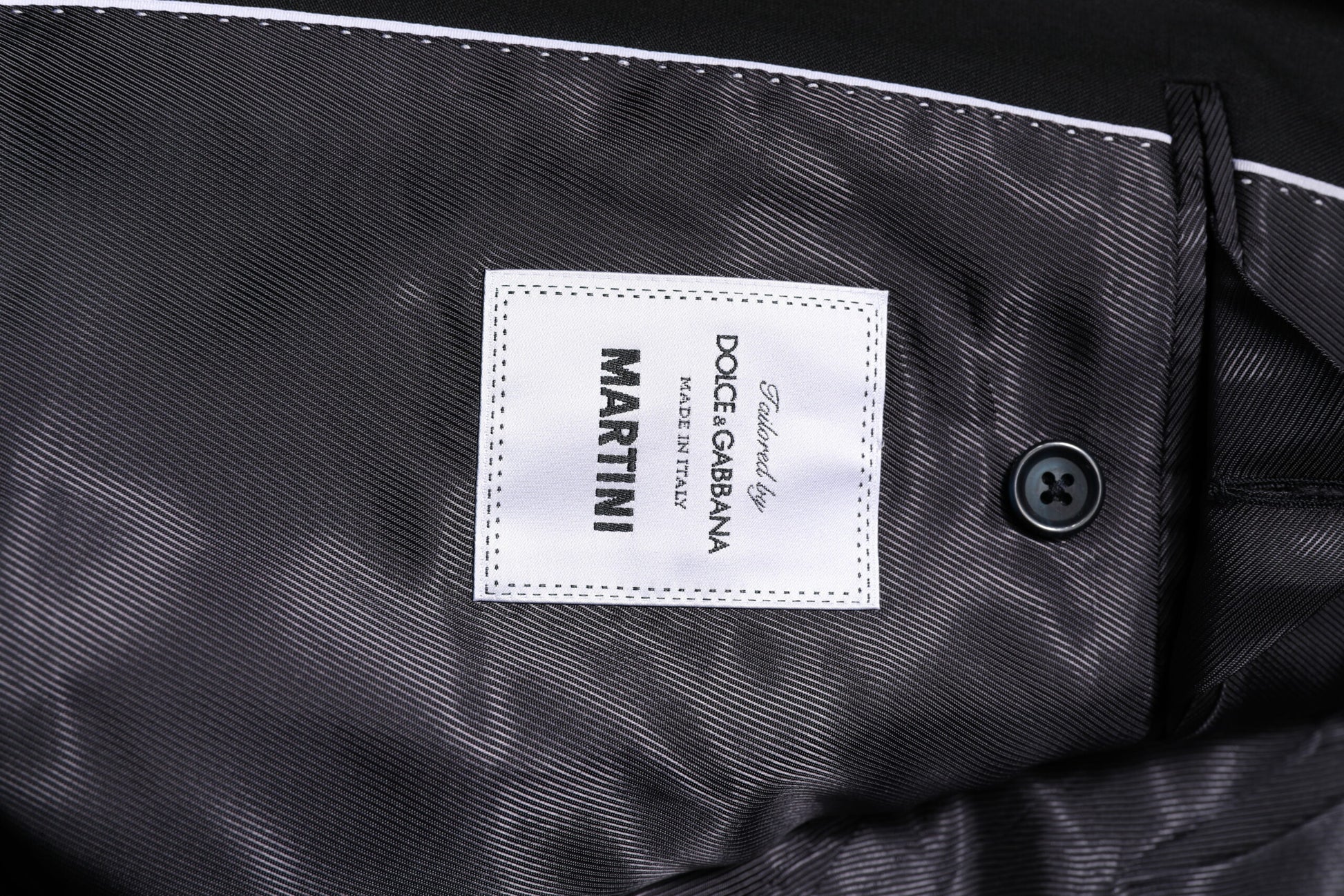 Dolce & Gabbana Dunkelblauer MARTINI Wollblazer Mantel Jacke