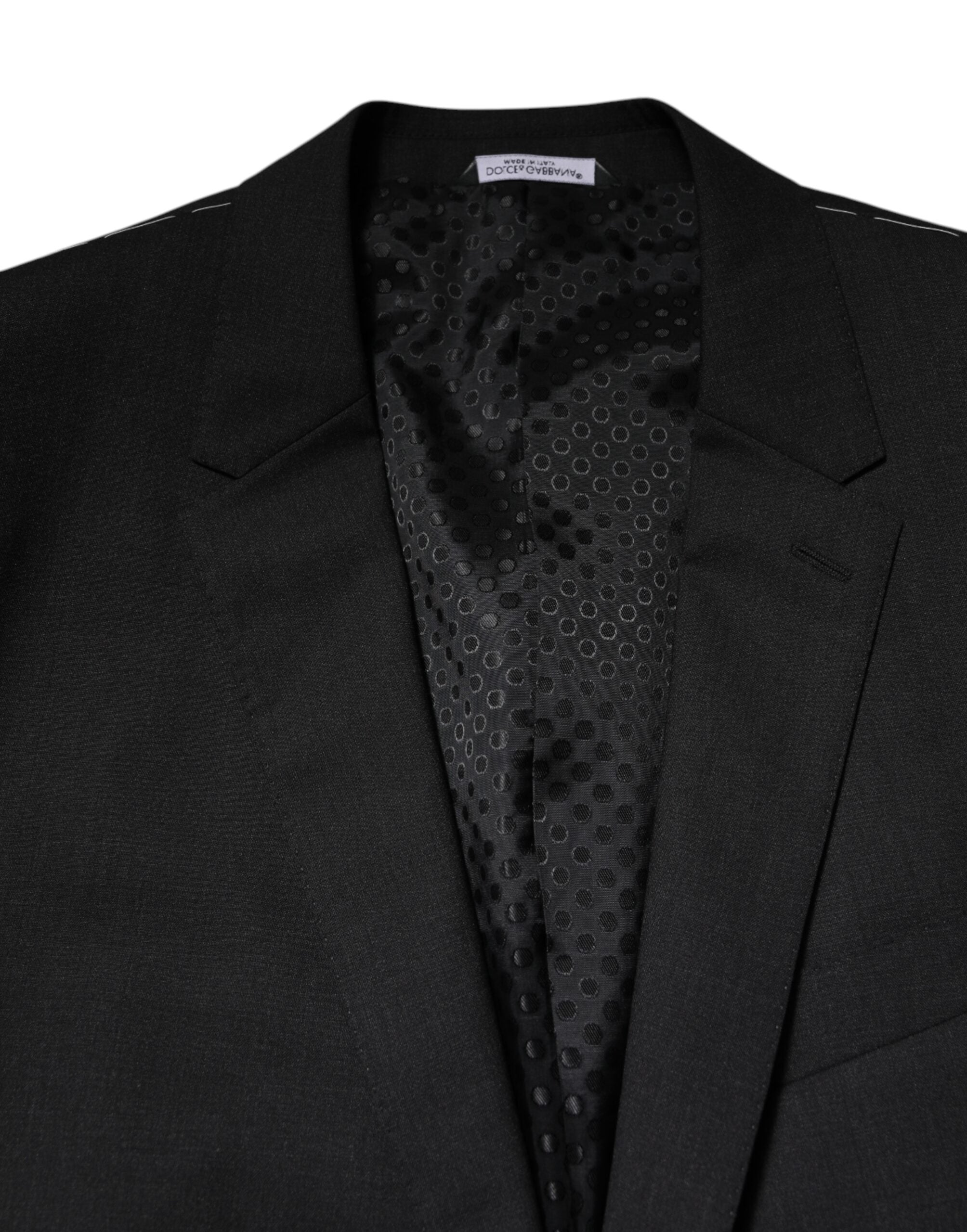 Dolce & Gabbana Dunkelgraue MARTINI Einreihige Jacke
