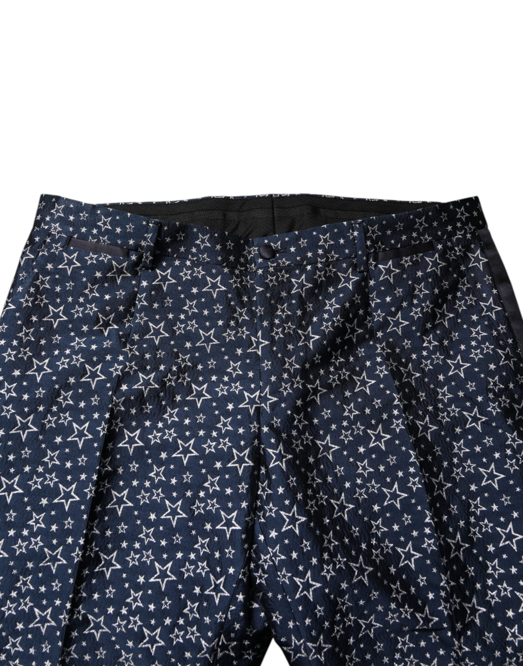 Dolce & Gabbana Blauw MARTINI Ster Jacquard 3-delig Pak