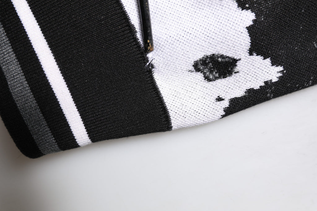 Dolce & Gabbana Multicolor Logo Rundhals-Pullover