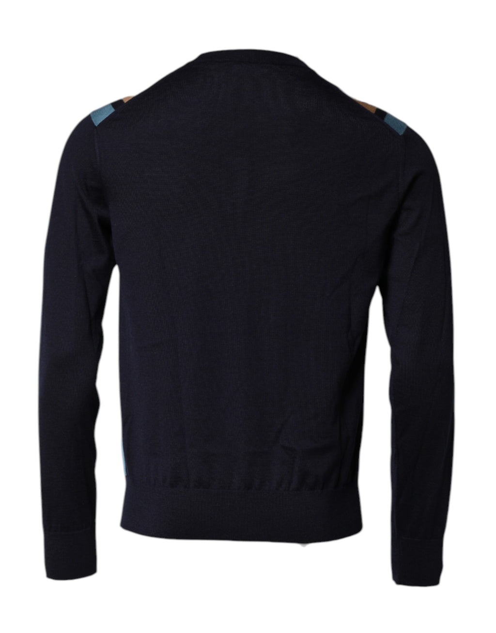 Dolce & Gabbana Mehrfarbig gestreifter Pullover mit Rundhalsausschnitt