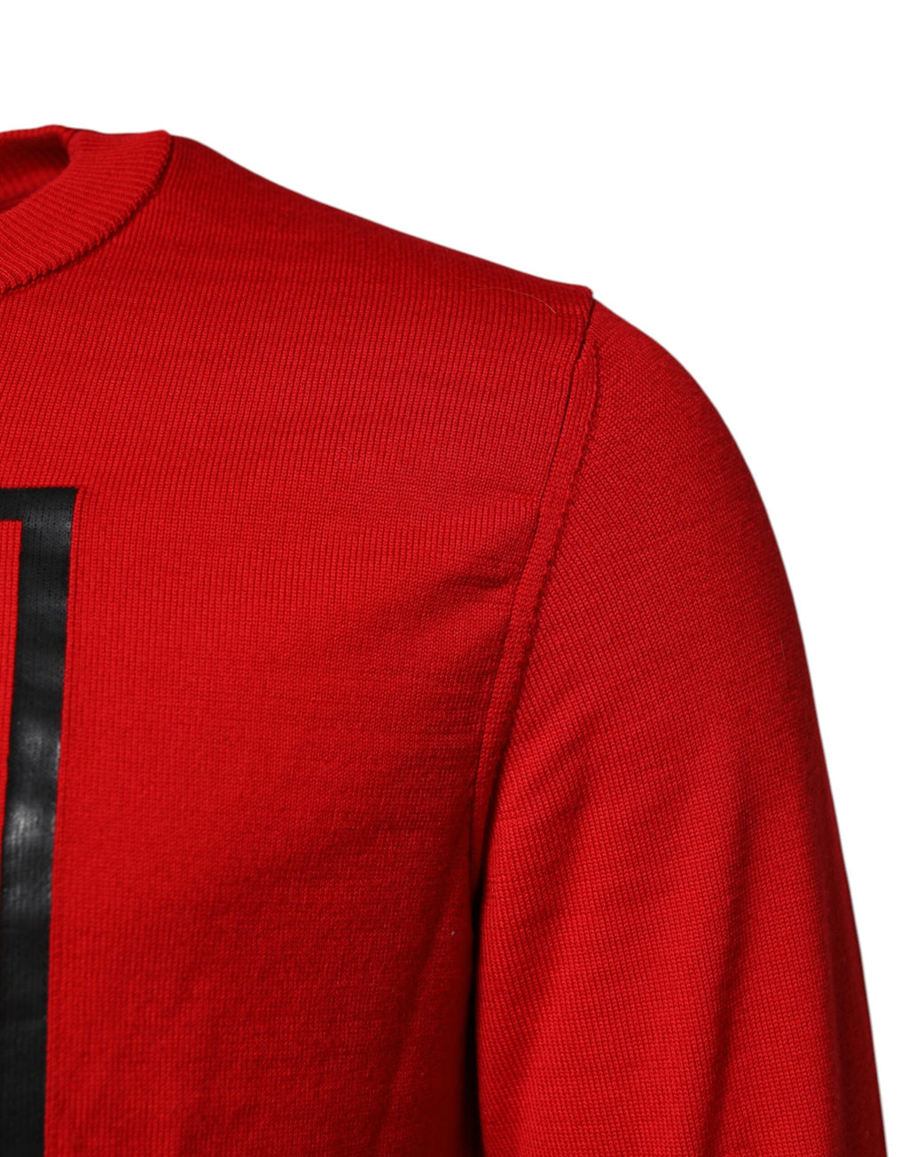 Dolce & Gabbana Rotes Auge Druck Rundhalsausschnitt Männer Pullover Sweater