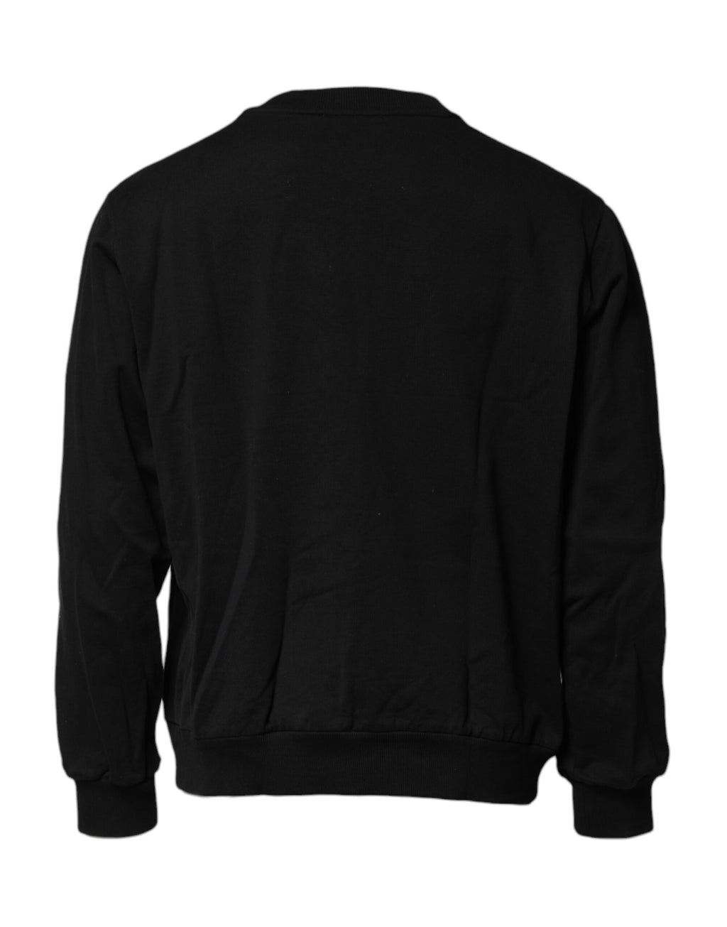 Dolce & Gabbana Schwarzes Sweatshirt mit Logo-Stickerei Pullover