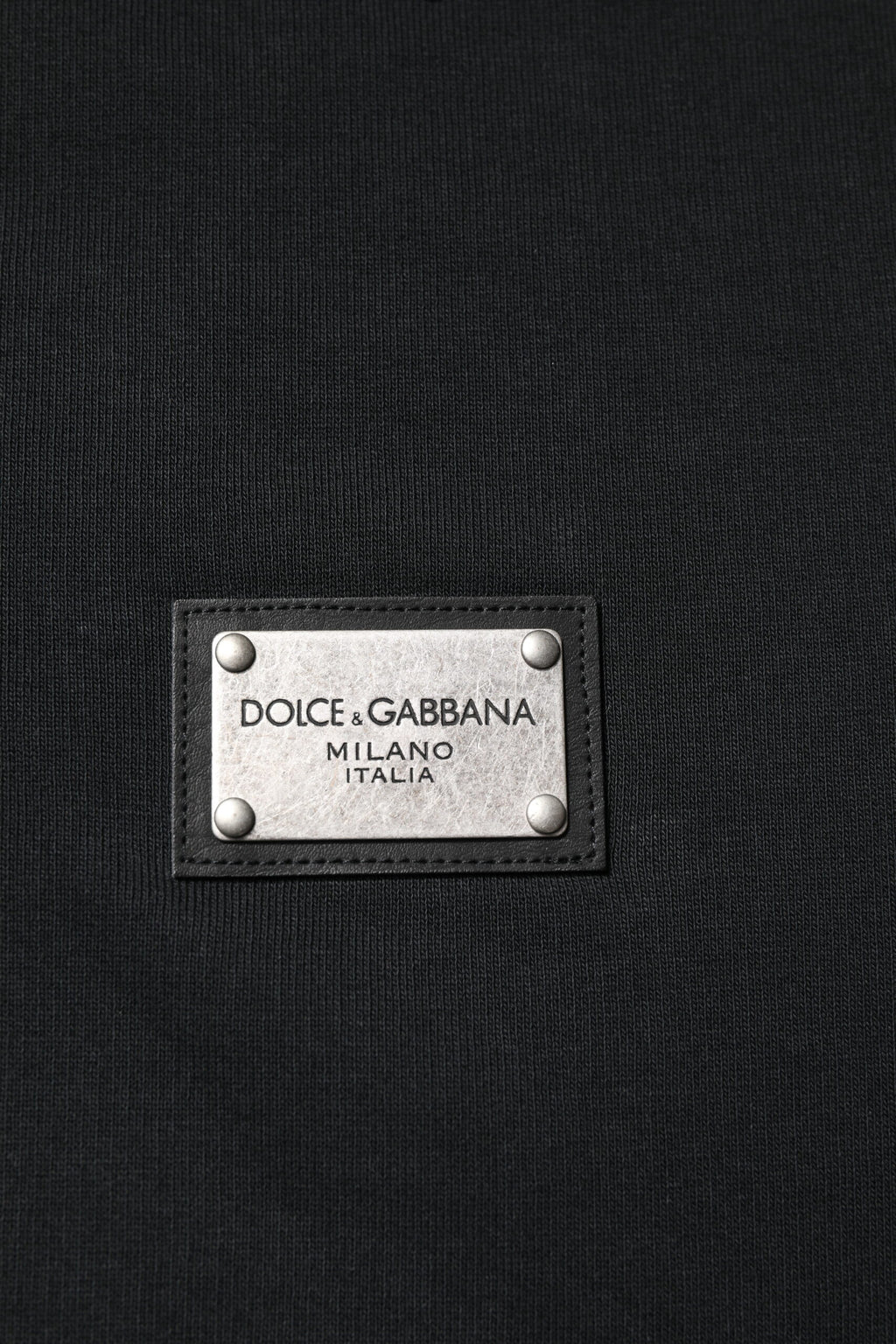 Dolce & Gabbana Schwarzes Logo Sweatshirt mit Kapuze Herren Sweatshirt Pullover