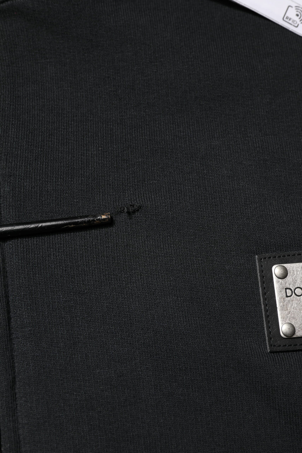 Dolce & Gabbana Schwarzes Logo Sweatshirt mit Kapuze Herren Sweatshirt Pullover