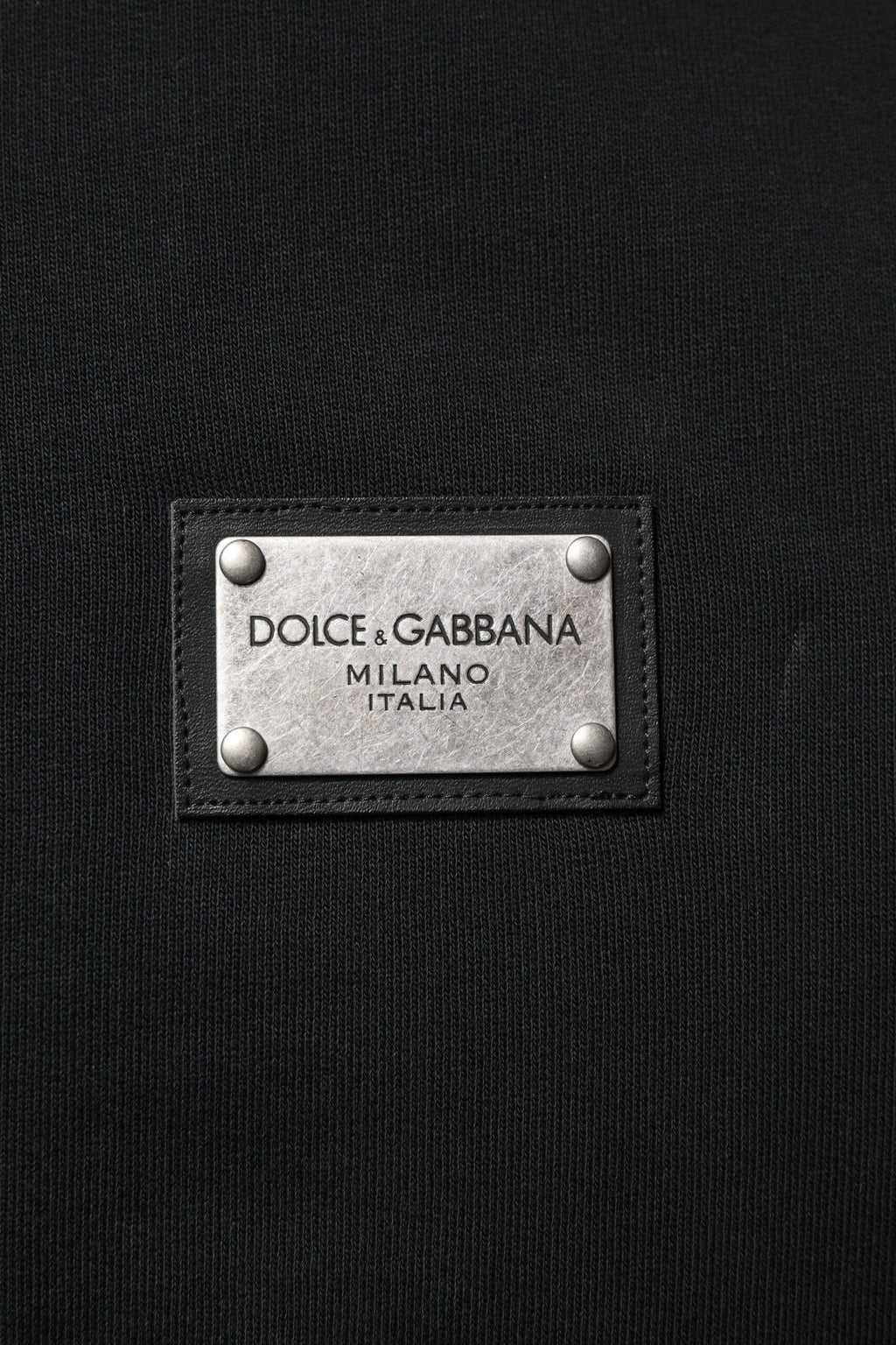 Dolce & Gabbana Schwarzes Logo Sweatshirt mit Kapuze für Männer Pullover mit Reißverschluss