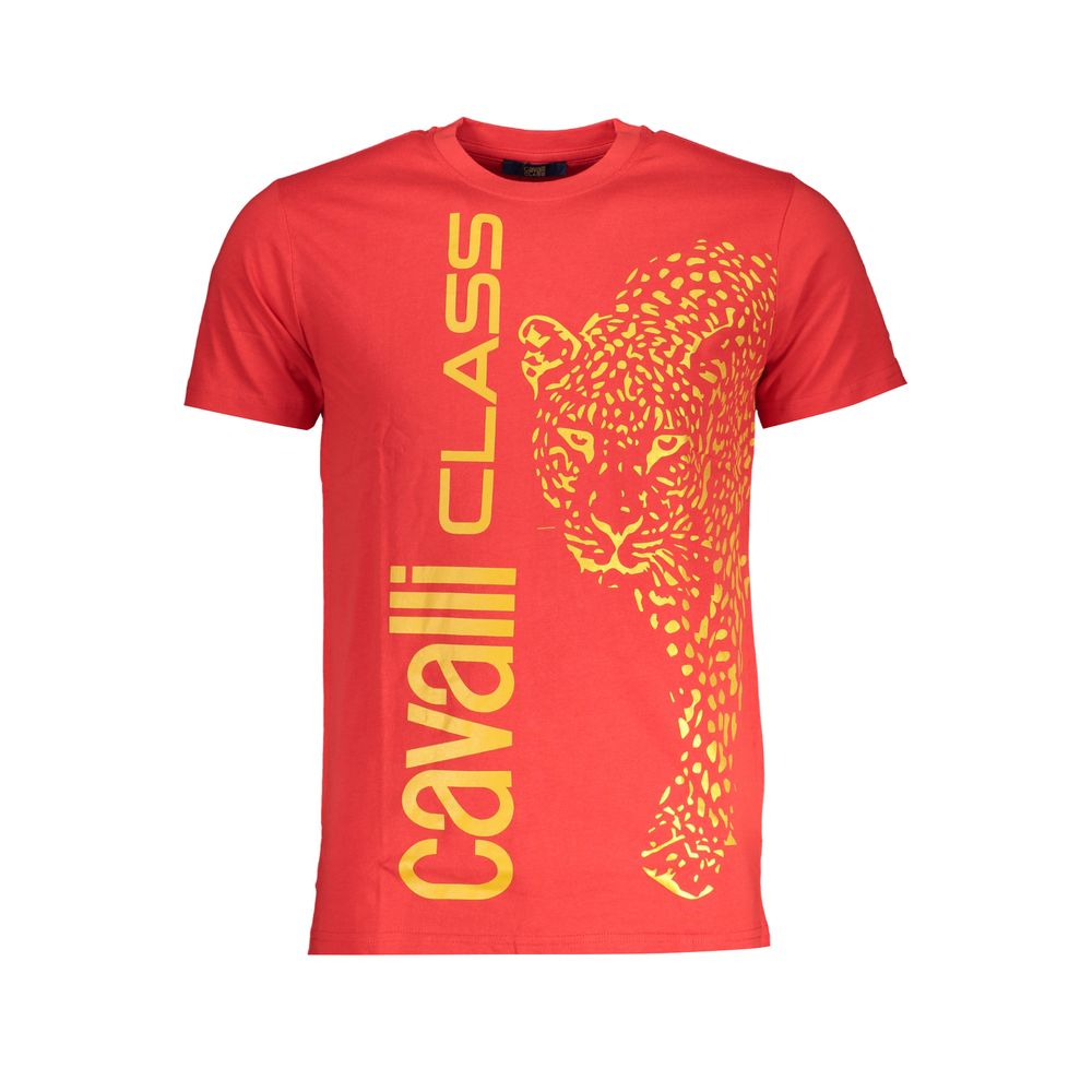 Cavalli Class T-Shirt aus roter Baumwolle