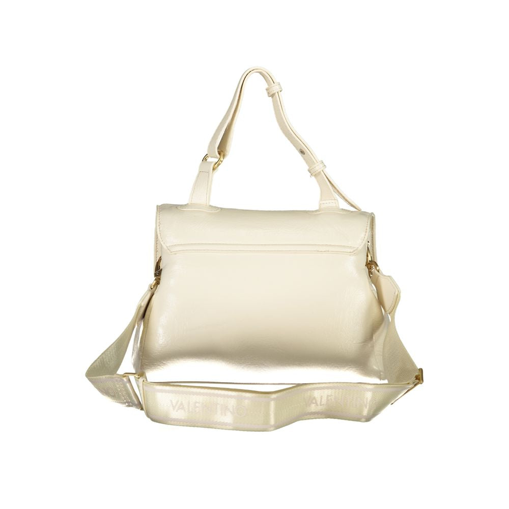 Mario Valentino Beige Polyurethane Women Handbag