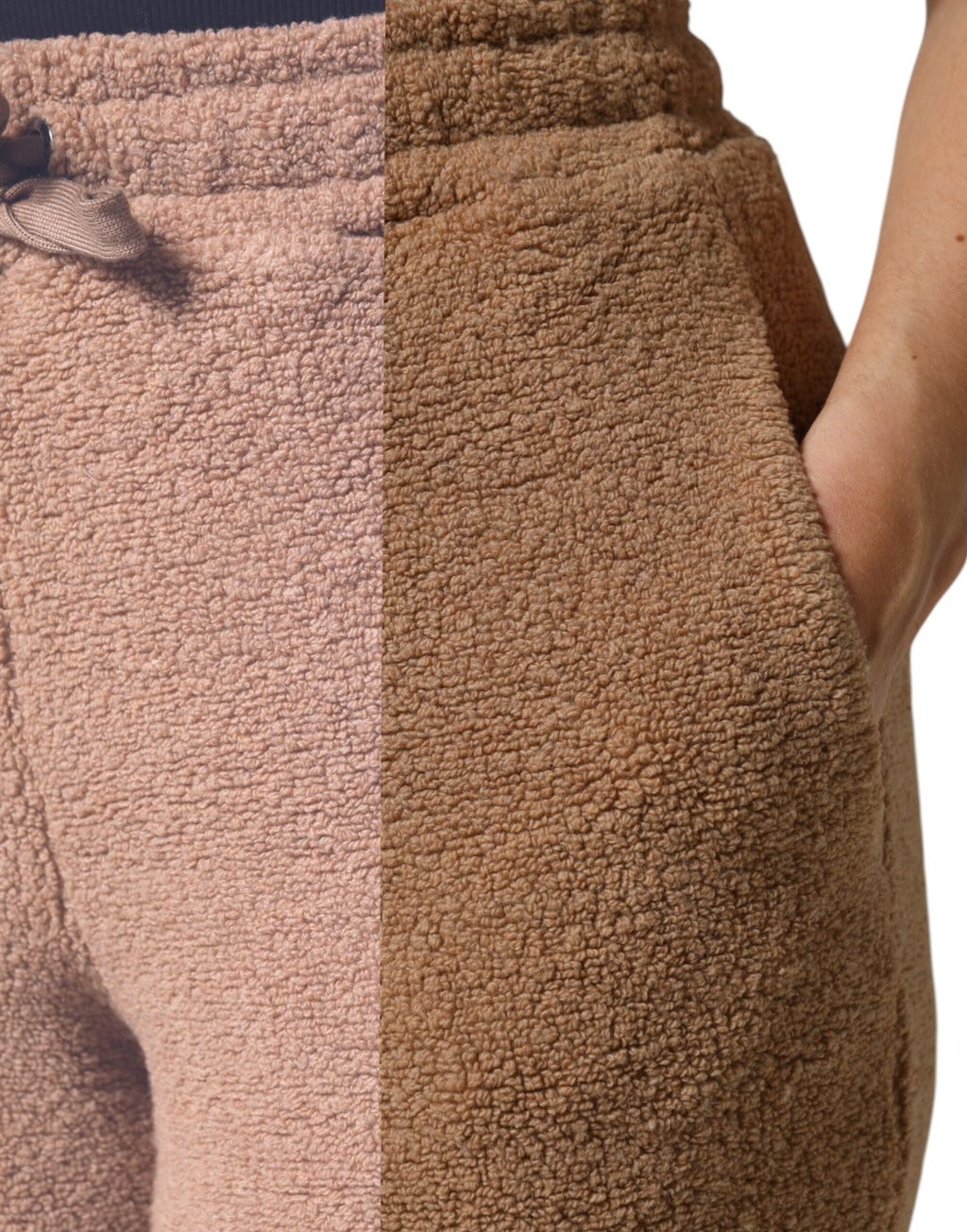 Dolce & Gabbana Braune Logo-Plakette Sweatpants Gerade Hose