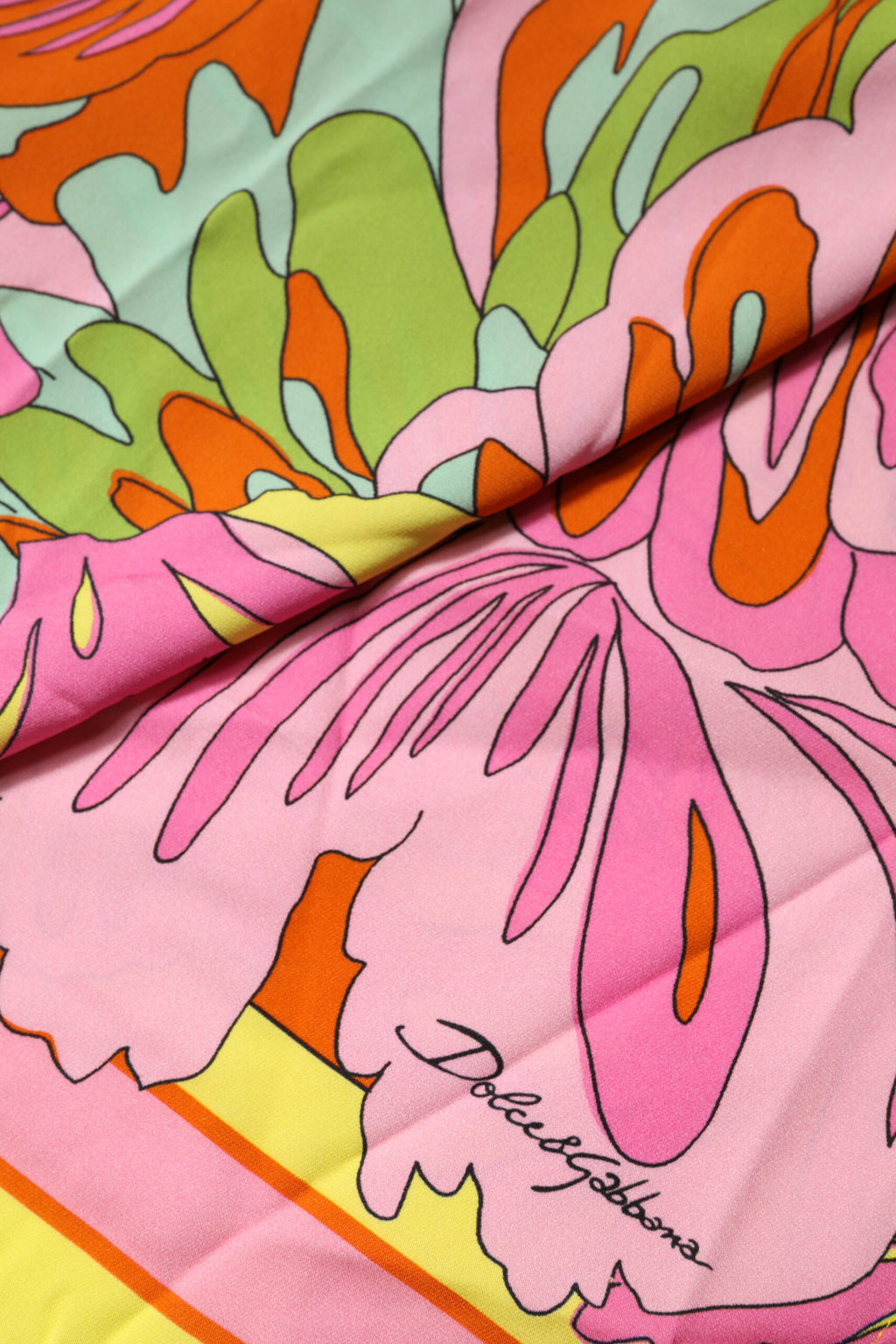 Dolce & Gabbana Multicolor Floral Rundhalsausschnitt Ärmelloses Top