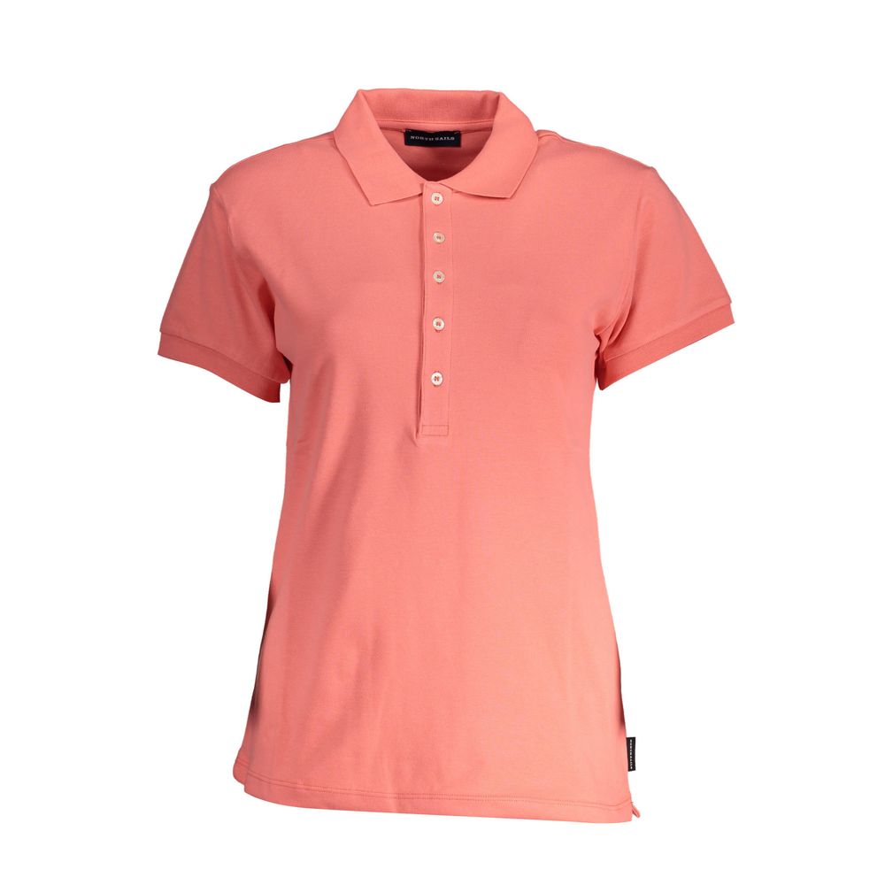 North Sails Rosa Baumwoll-Poloshirt für Frauen