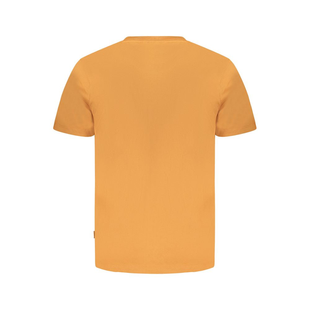 Pepe Jeans Orangefarbenes T-Shirt aus Baumwolle