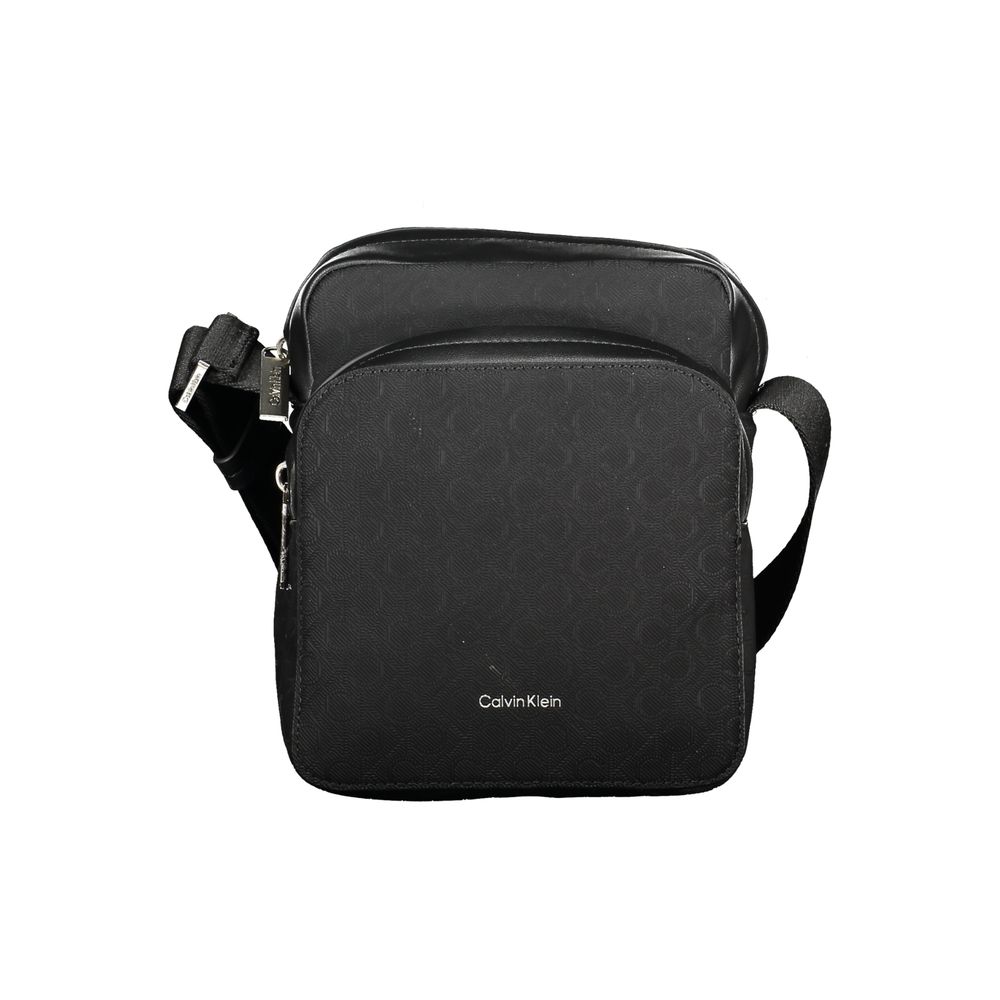 Calvin Klein Schwarze Polyester Männer Umhängetasche