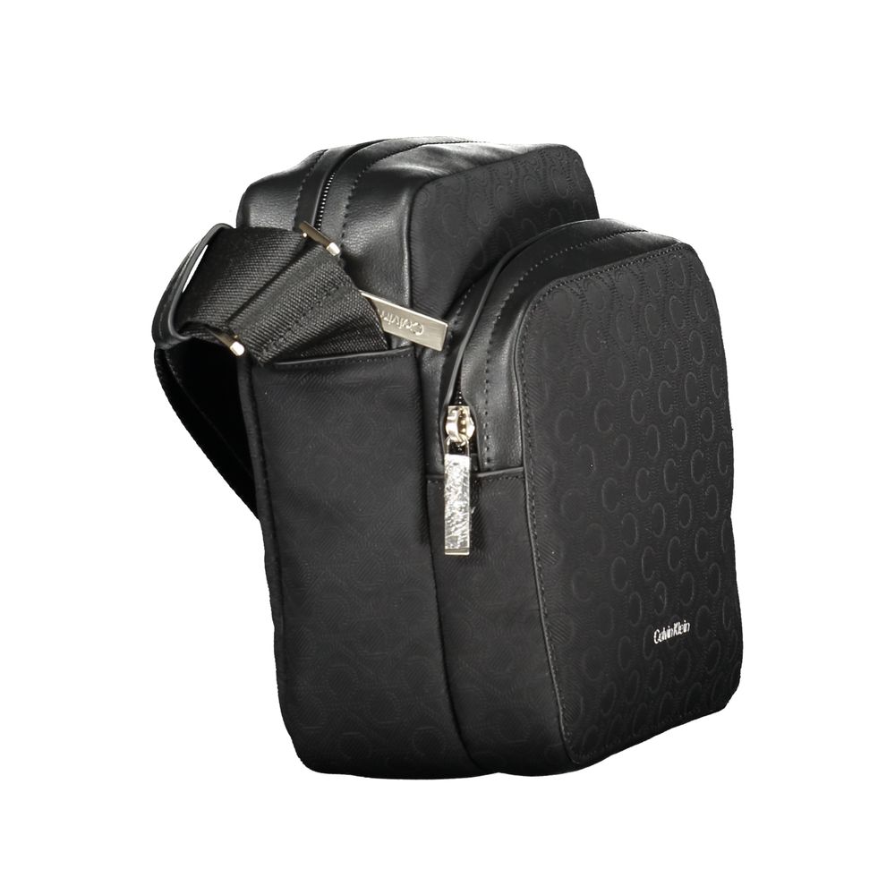 Calvin Klein Schwarze Polyester Männer Umhängetasche