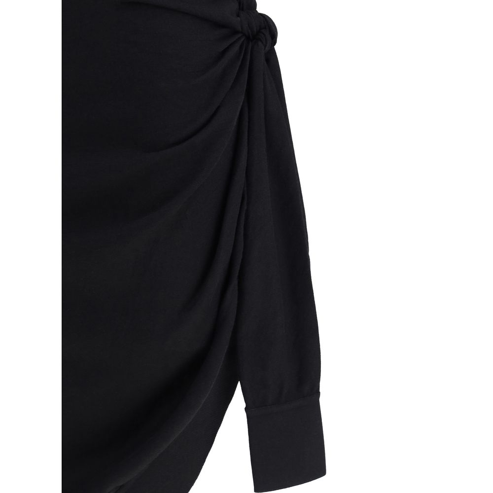Ferragamo Asymmetrisches Strickkleid