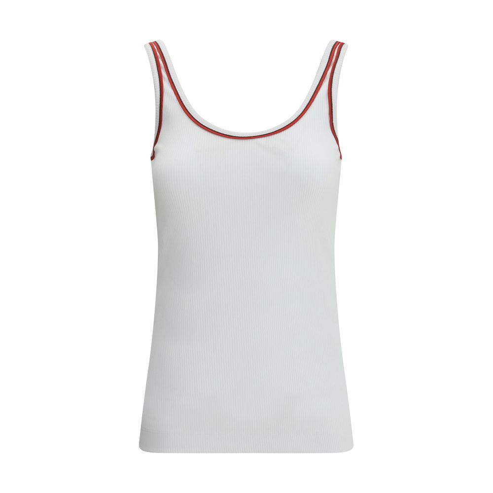 Brunello Cucinelli Geripptes Design Top