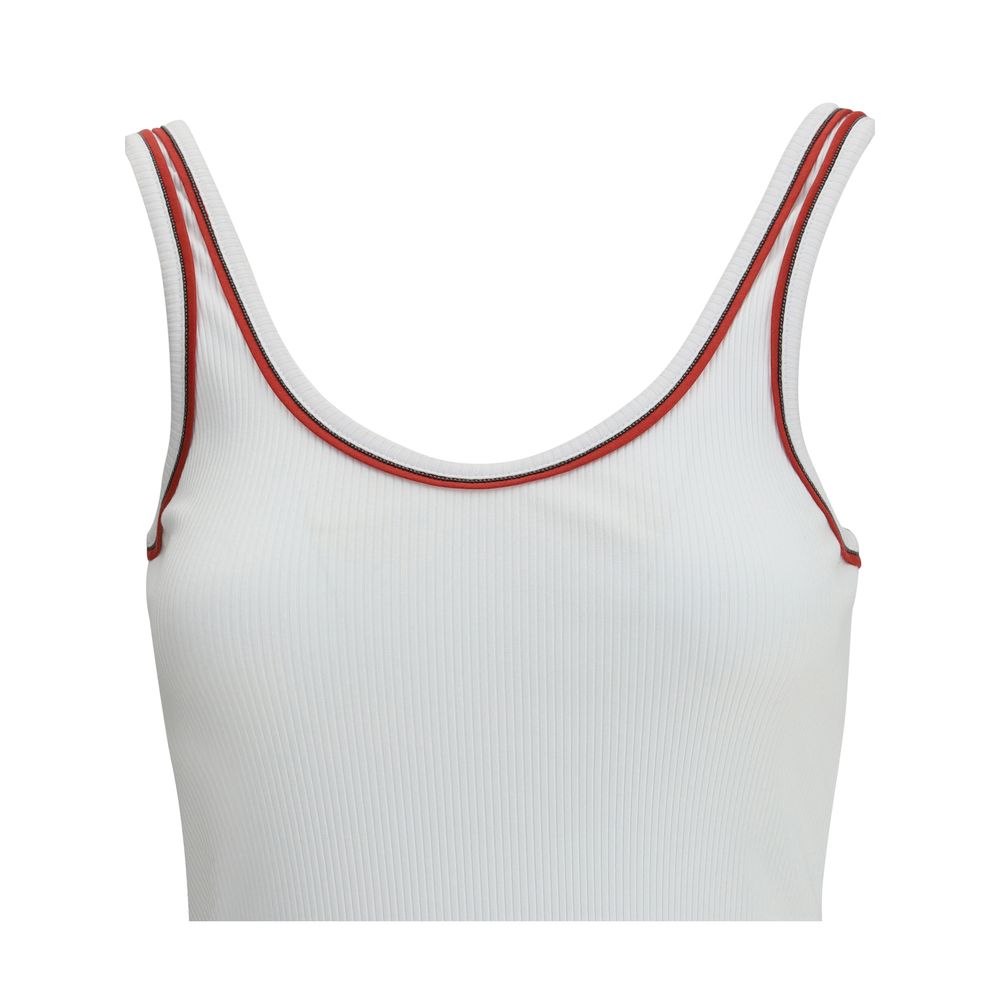 Brunello Cucinelli Geripptes Design Top