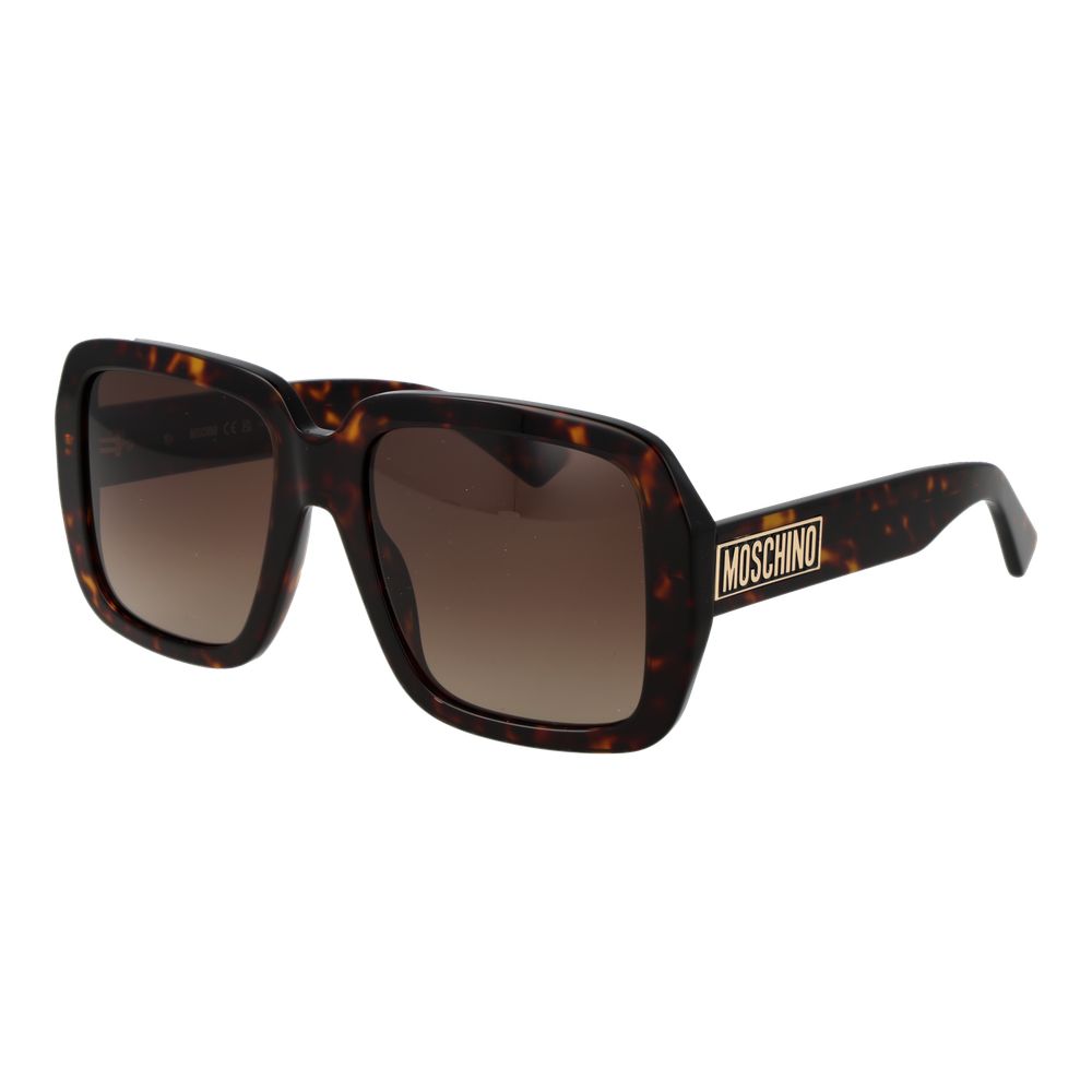 Moschino Braune Frauen Sonnenbrille