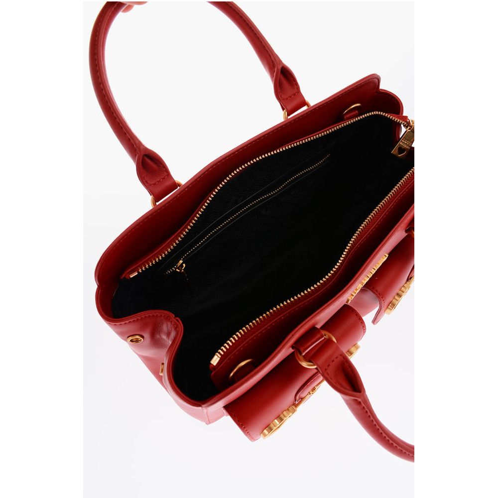 Moschino LOVE abnehmbarer Schulterriemen aus Kunstleder HEART BIT Tasche