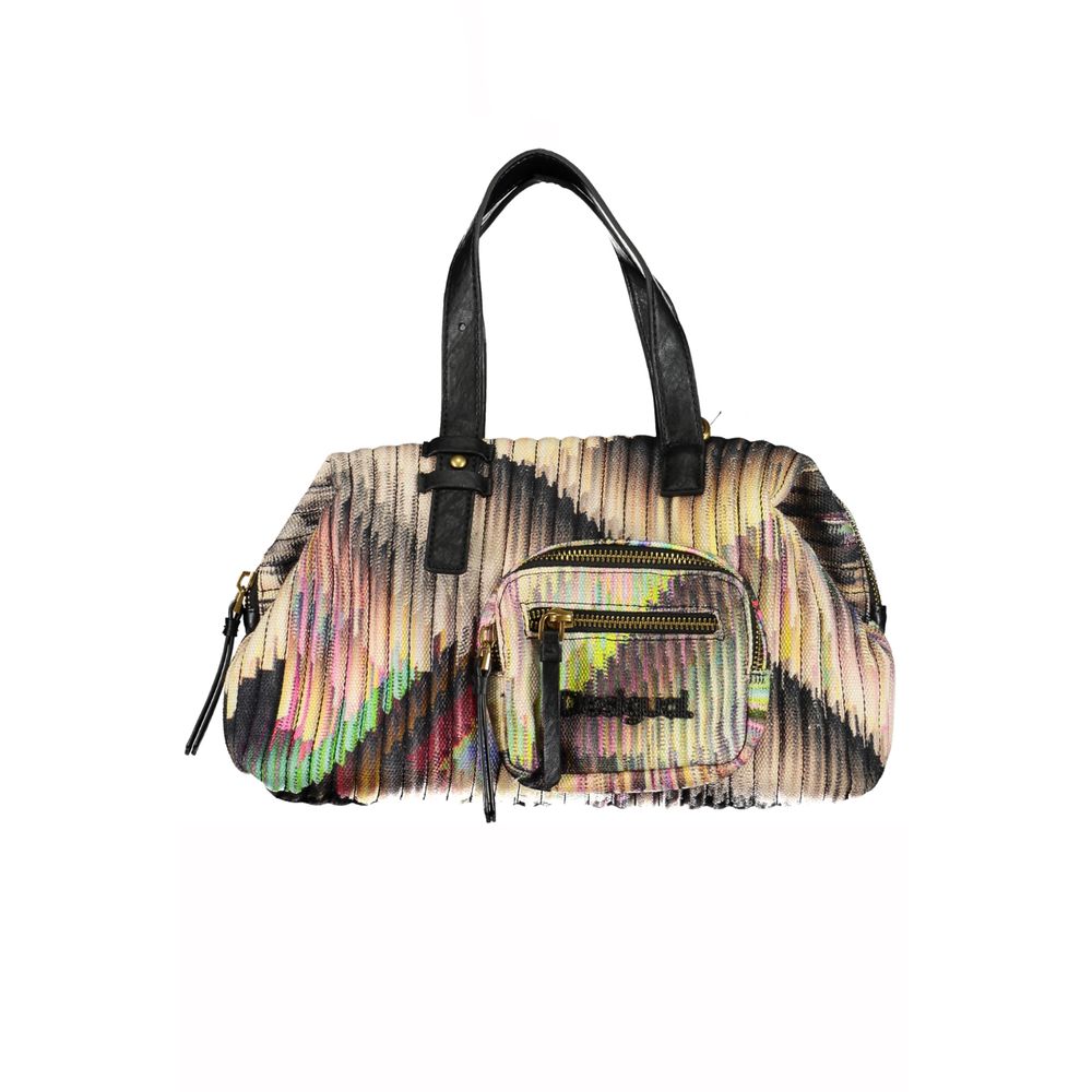 Desigual Schwarze Polyester Handtasche
