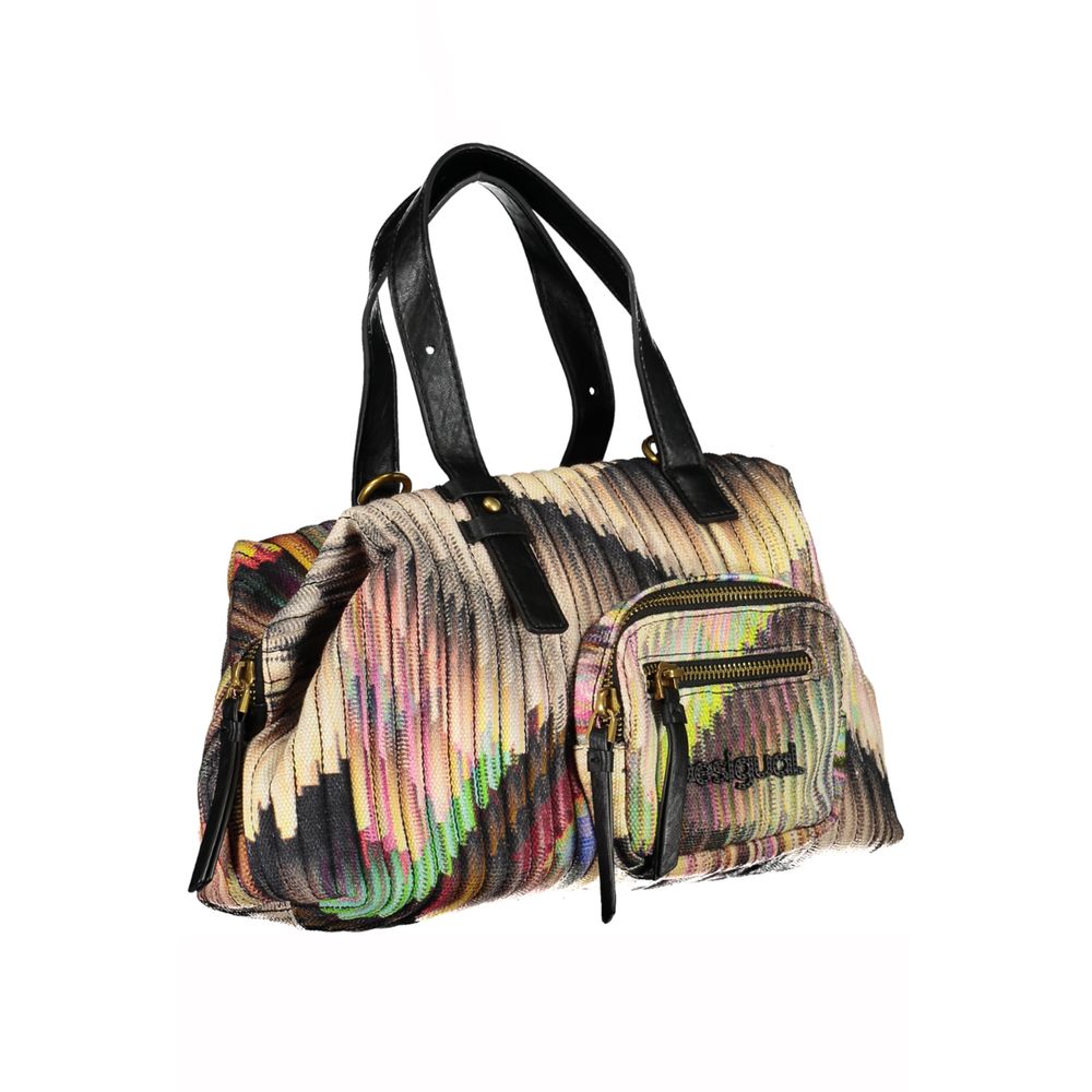 Desigual Schwarze Polyester Handtasche