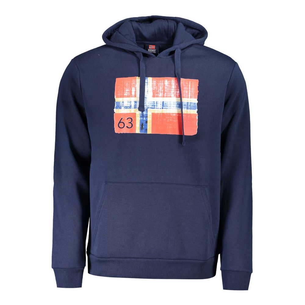 Norway 1963 Blauer Baumwollpullover für Männer