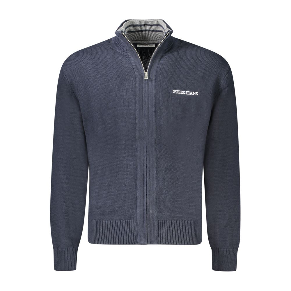 Guess Jeans Blauer Baumwollpullover für Männer