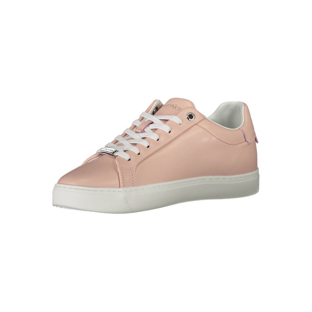 Calvin Klein Rosa Polyester Damen Sneaker