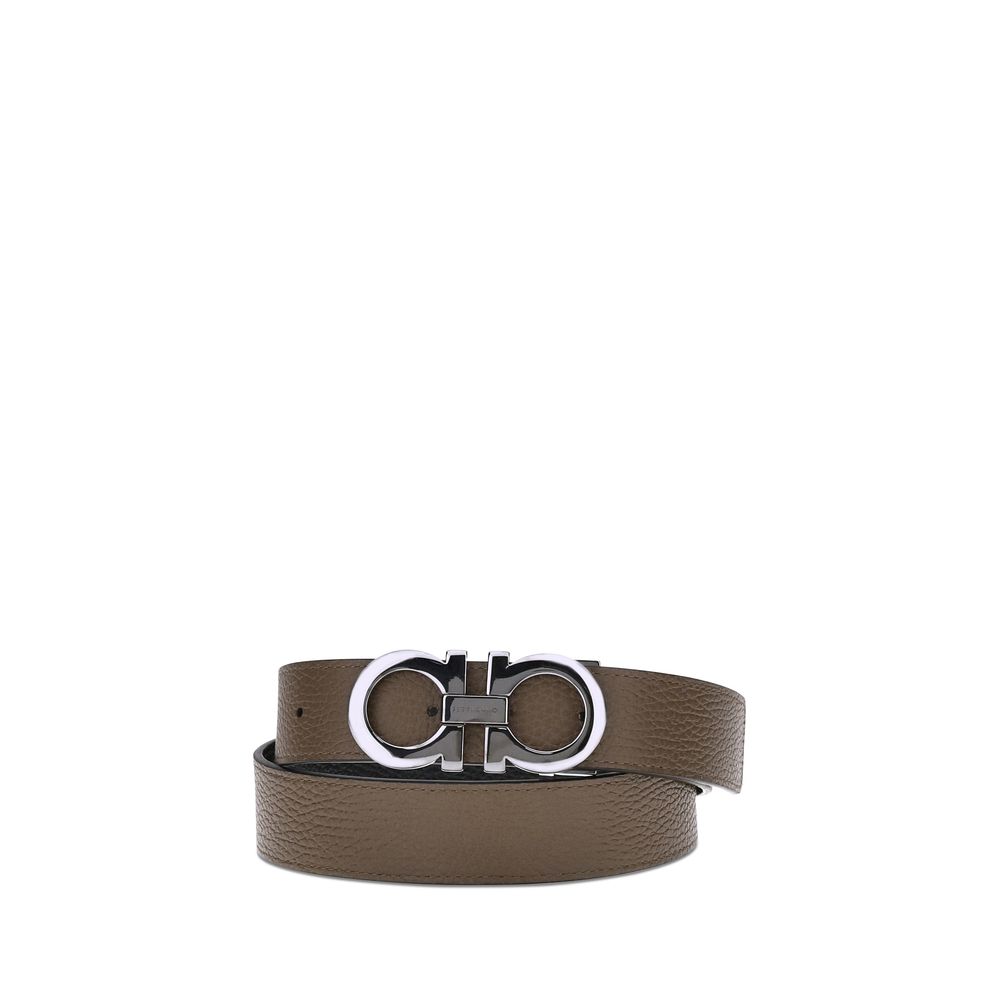 Ferragamo Beidseitig tragbarer Ledergürtel