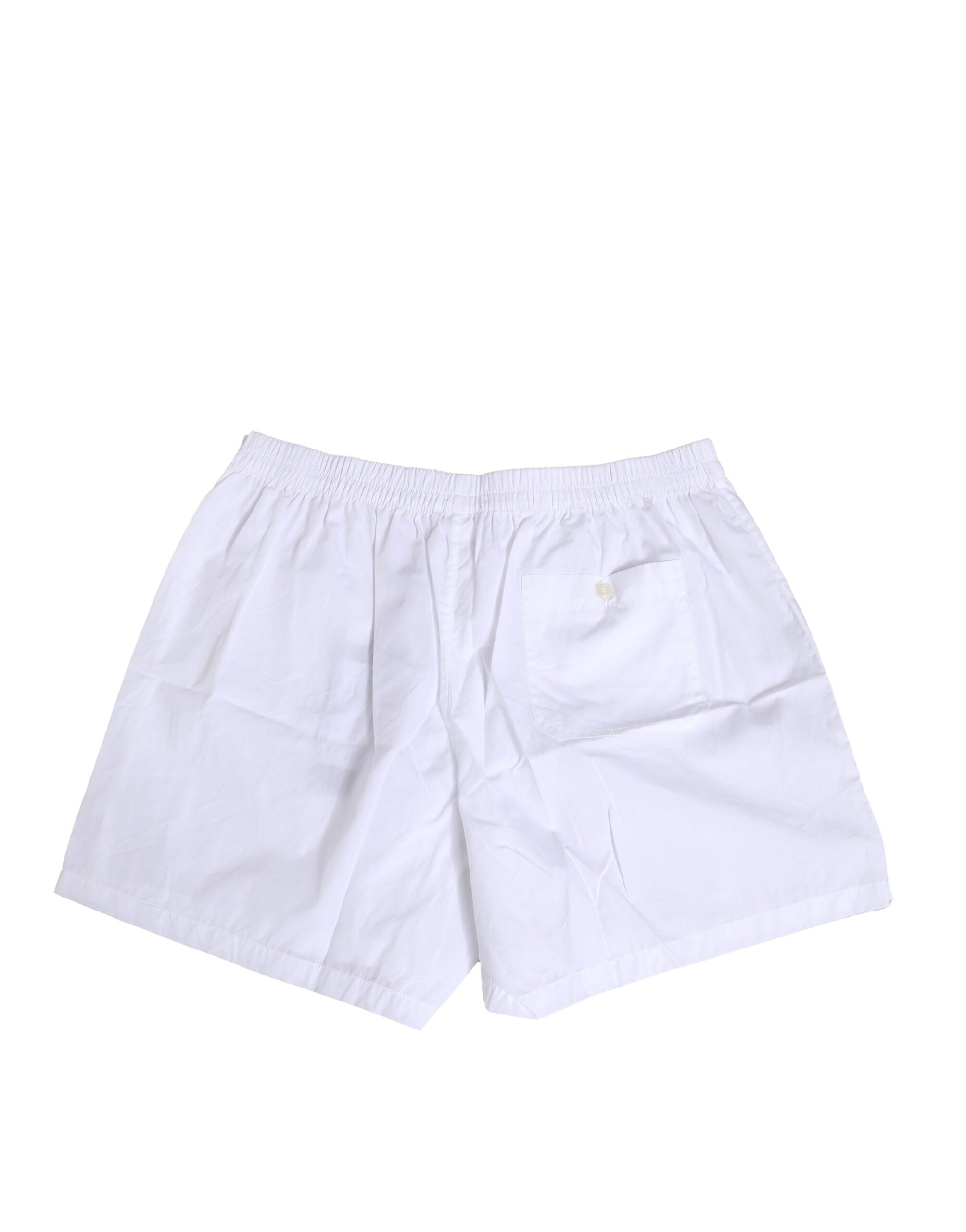 Dolce & Gabbana Weiße Baumwoll-Boxershorts Regular Unterwäsche