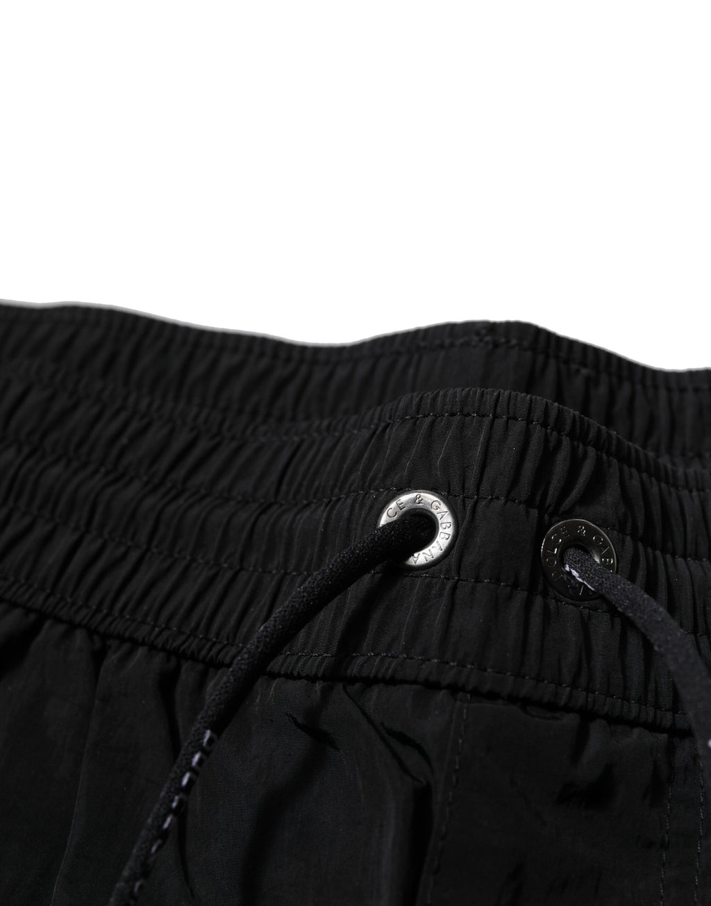 Dolce & Gabbana Schwarze Polyester Strandbekleidung Herren Shorts Bademode