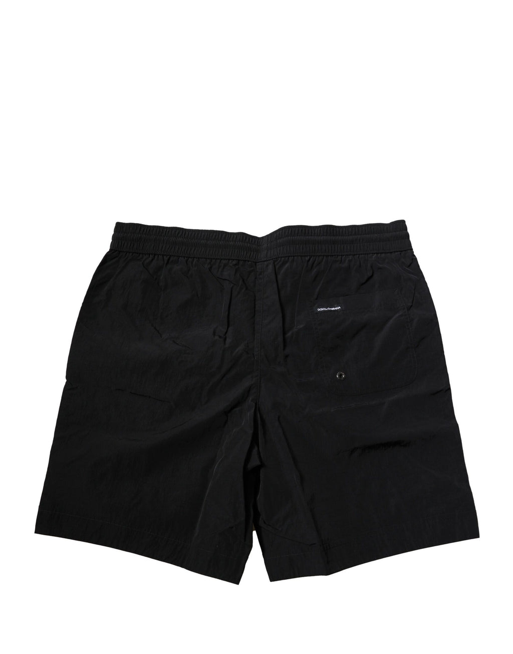 Dolce & Gabbana Schwarze Polyester Strandbekleidung Herren Shorts Bademode