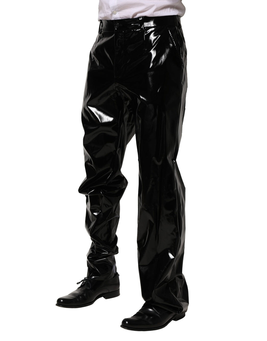 Dolce & Gabbana Schwarze Nylon-Hosen für Männer
