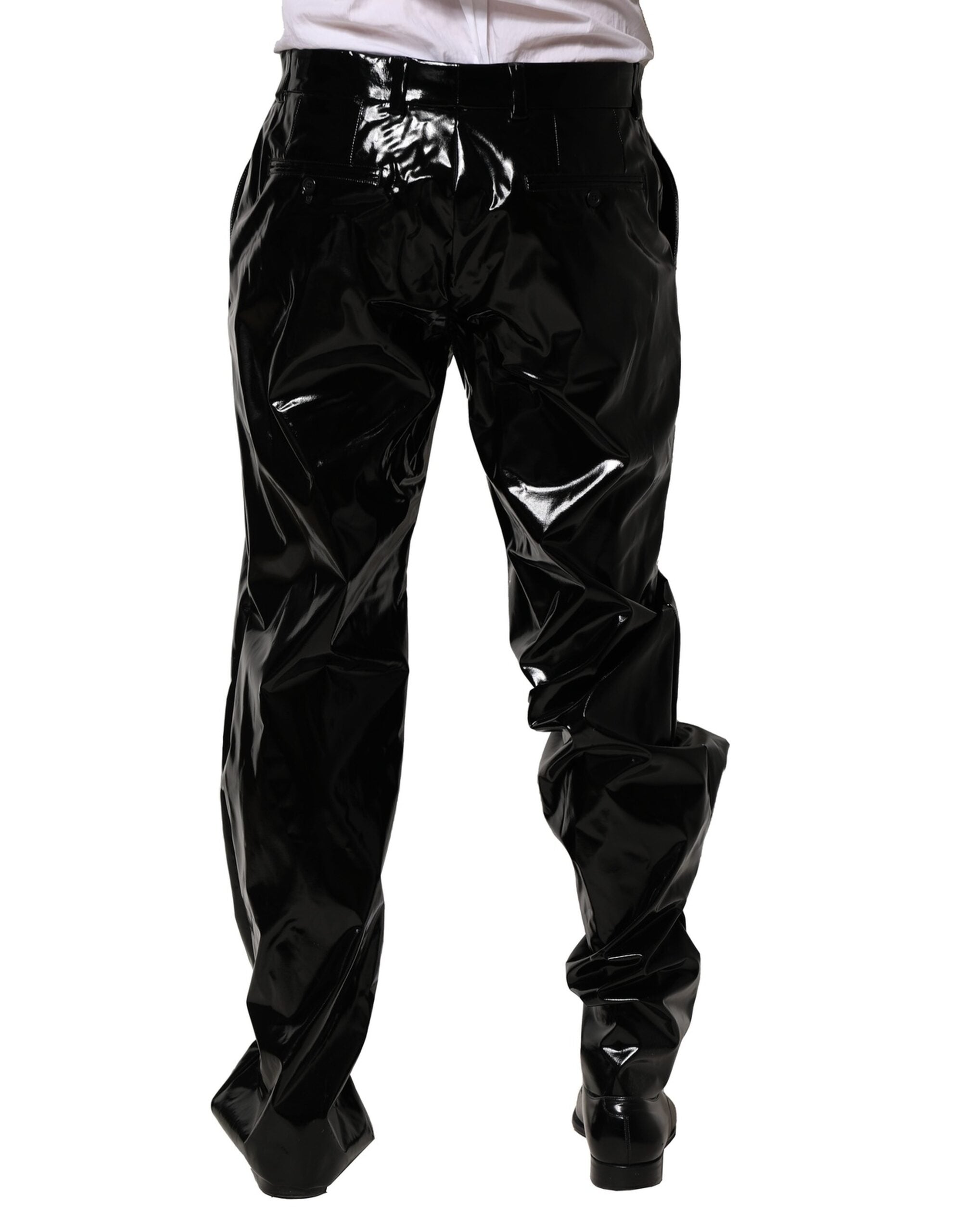 Dolce & Gabbana Schwarze Nylon-Hosen für Männer