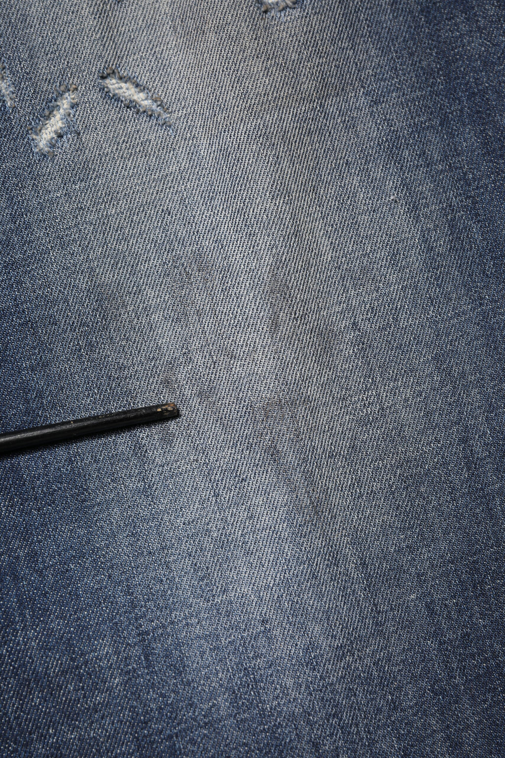 Dolce & Gabbana Blau gewaschene zerfledderte Baumwolle Männer Jeans