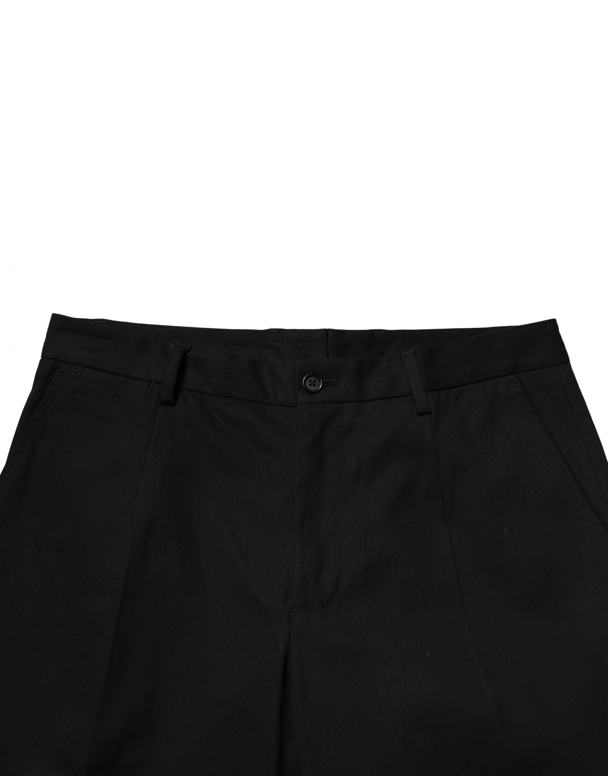 Dolce & Gabbana Schwarzes Baumwoll-Cargo-Kleid Herrenhosen