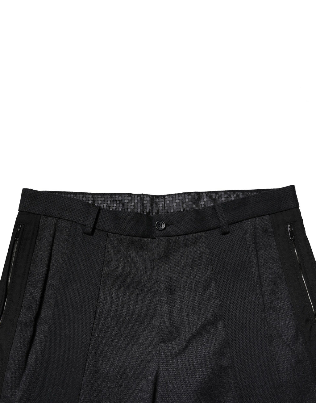 Dolce & Gabbana Schwarzes Baumwollkleid Slim Formal Pants
