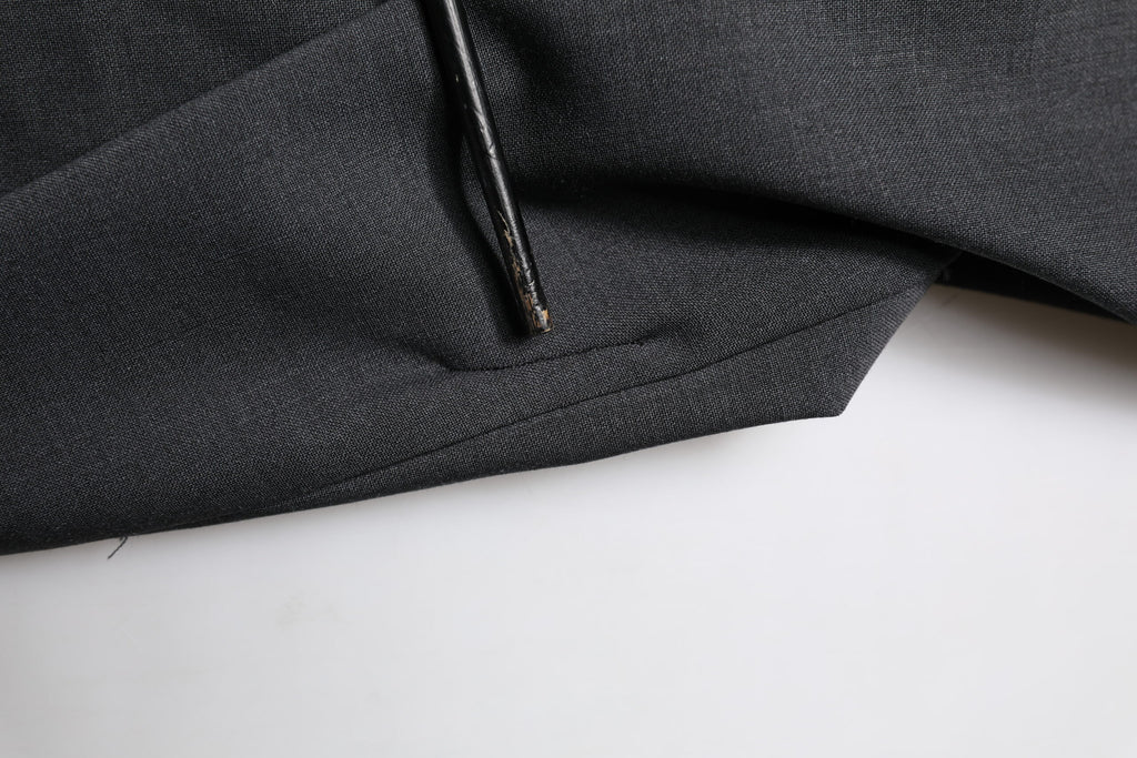 Dolce & Gabbana Schwarzes Wollkleid Slim Formal Pants