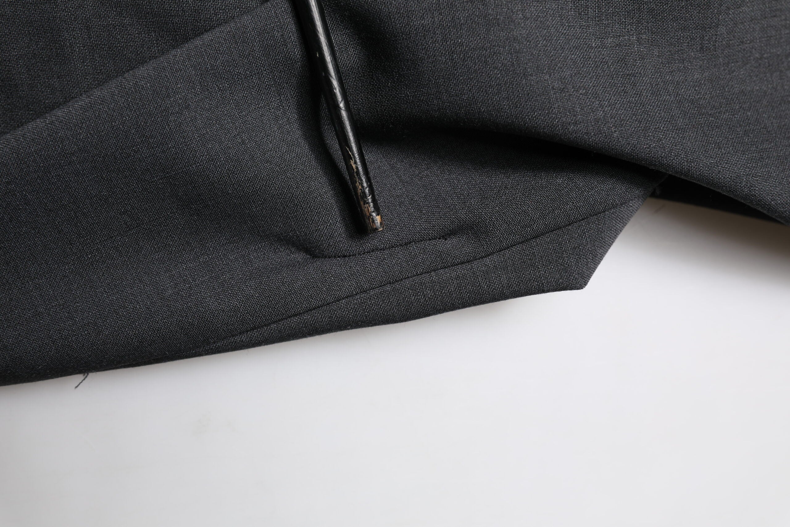 Dolce & Gabbana Schwarzes Wollkleid Slim Formal Pants