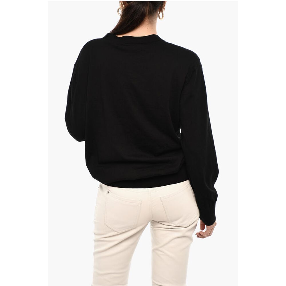 Dsquared² Leichte Strickjacke mit V-Ausschnitt und Brusttasche
