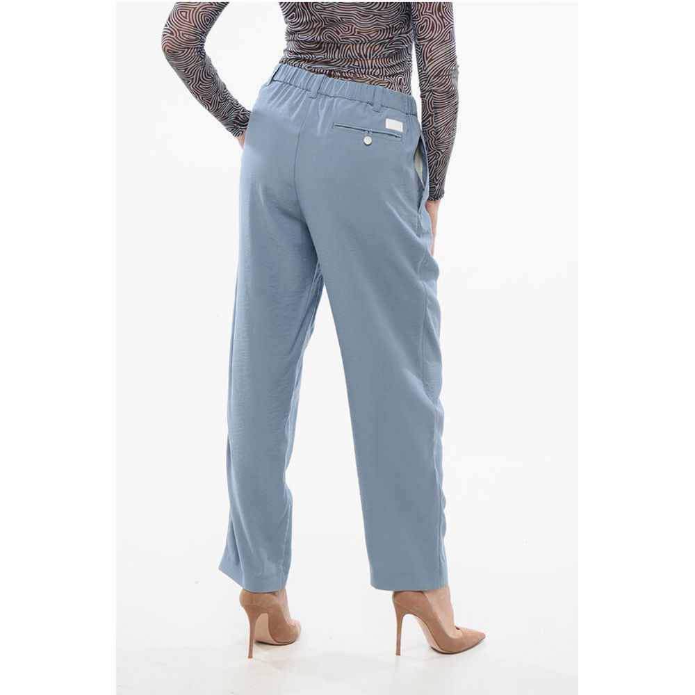 Kenzo Hose mit hoher Taille und Plissee-Verzierungen