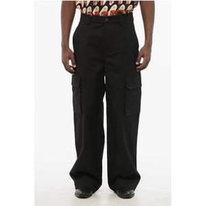 Valentino Cargo-Hose aus Stretch-Baumwolle mit Gürtelschlaufen